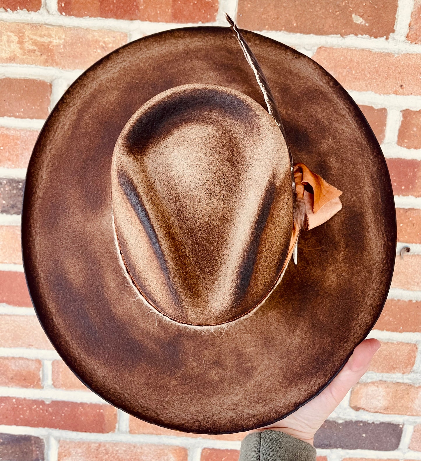 Mesa Sunset Hand Burned Hat