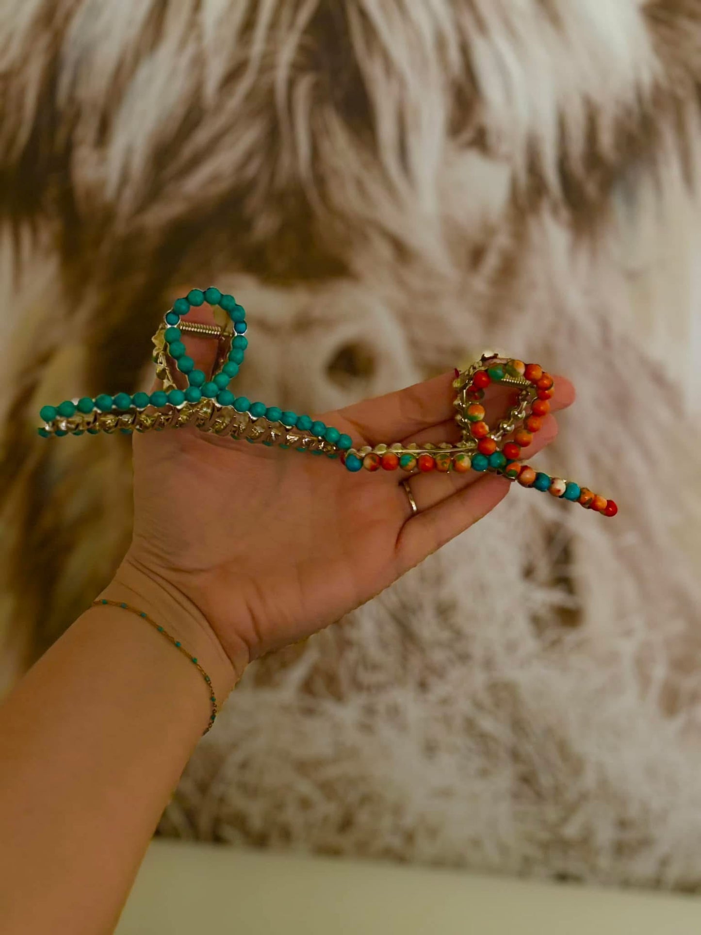 Western Metal Hair Clips
