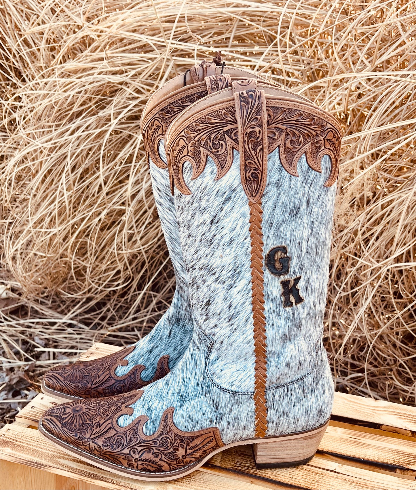 Adelaide Cowhide Boots