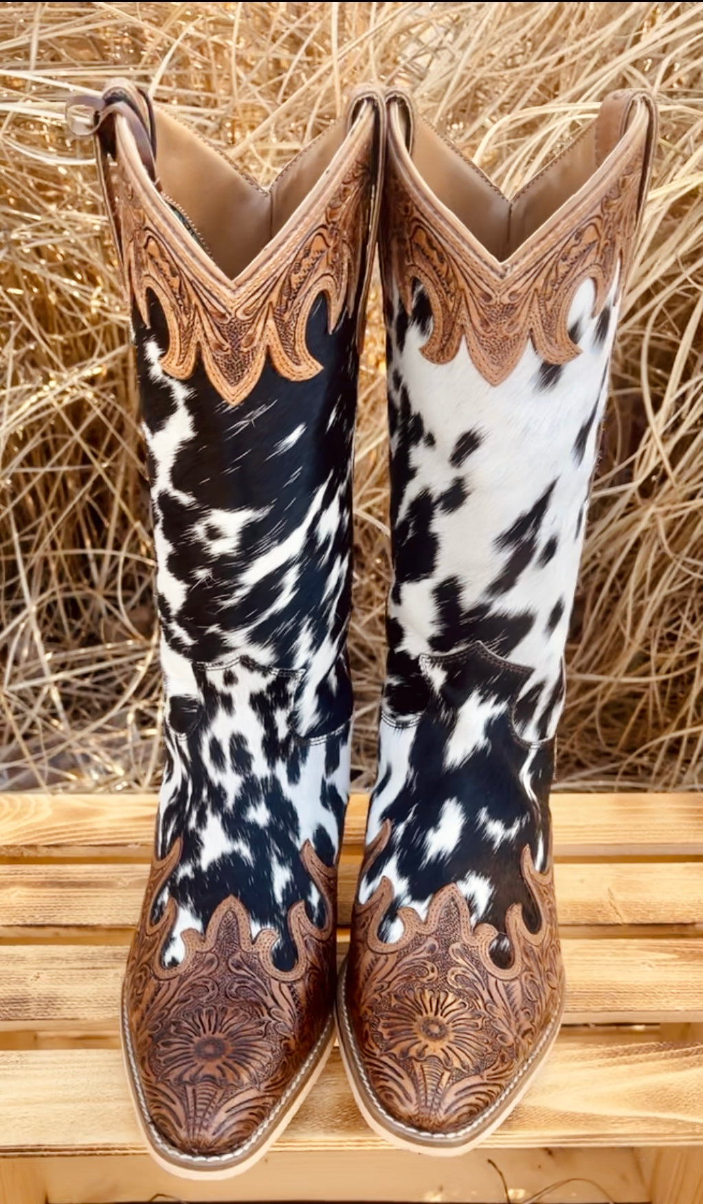 Adelaide Cowhide Boots