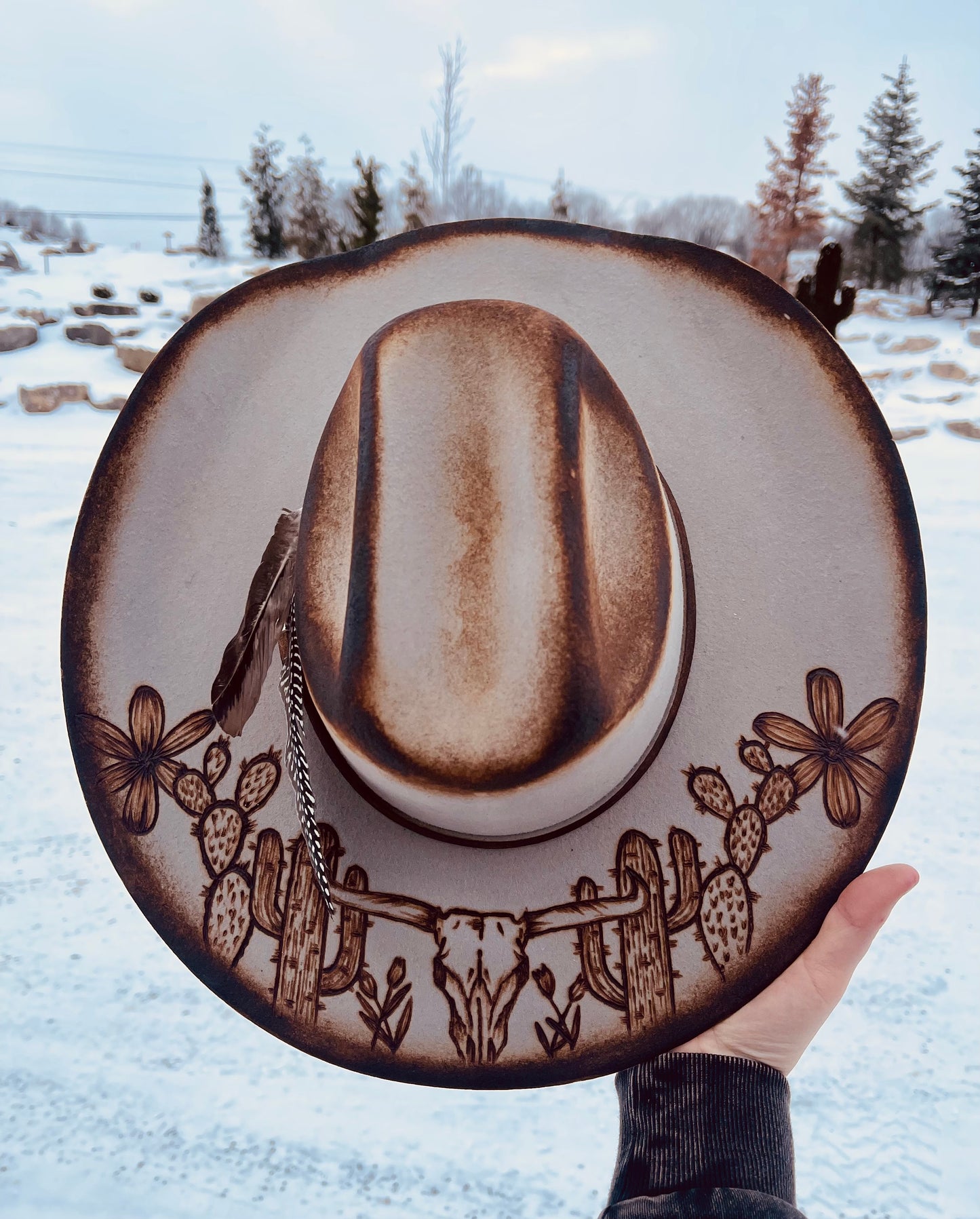 Graveyard- Custom Cowboy Hat
