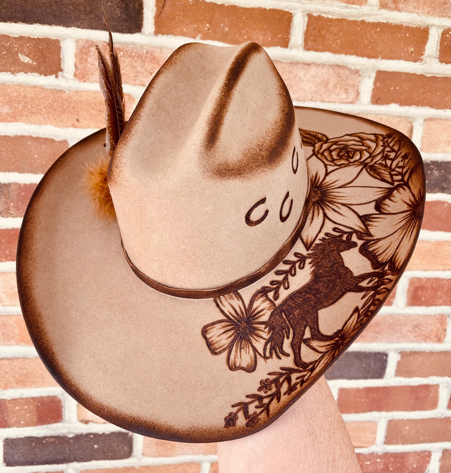 Wild Horses- Custom Cowboy Hat