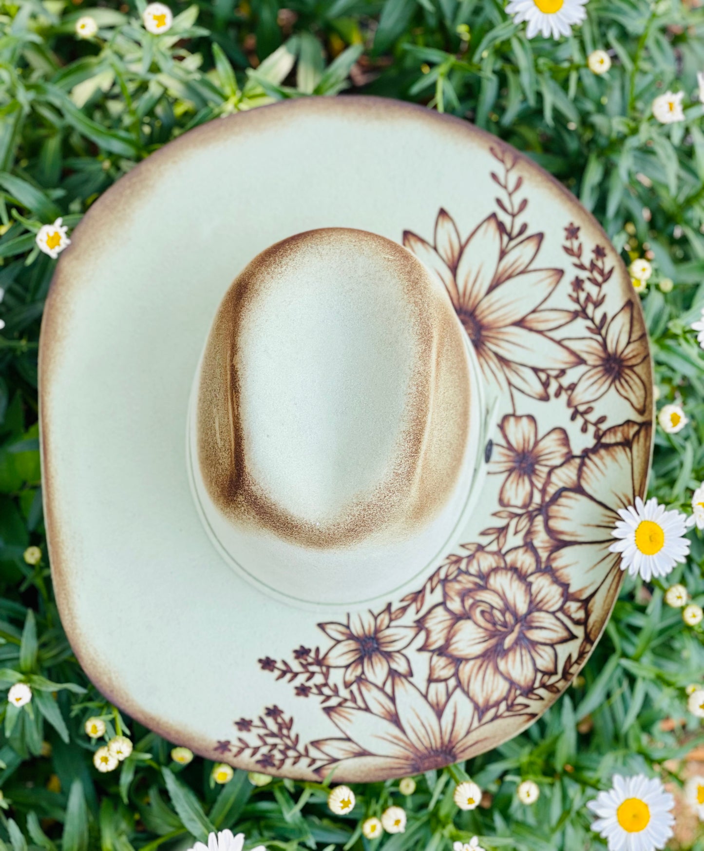 Spring Showers- Custom Cowboy Hat