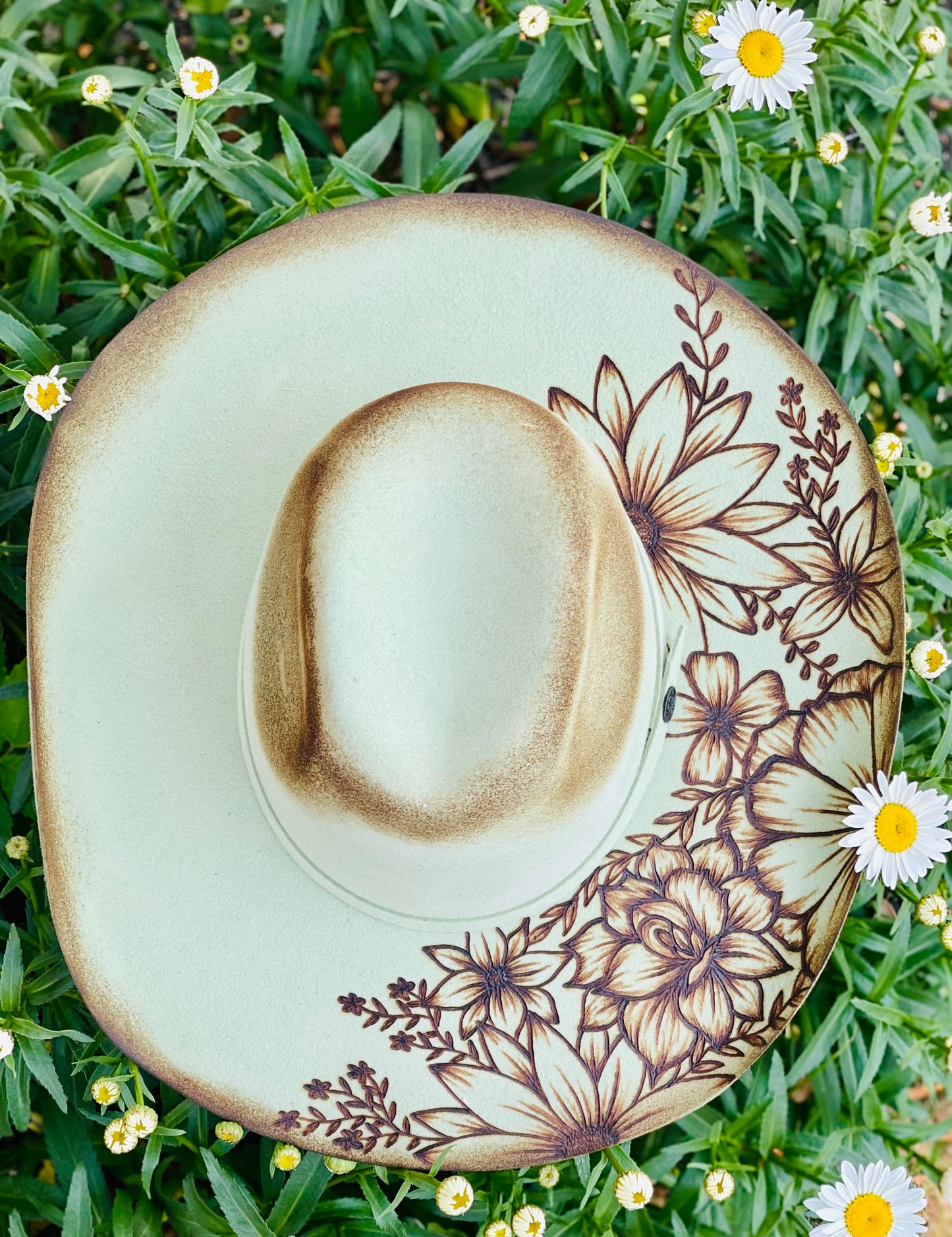 Spring Showers- Custom Cowboy Hat