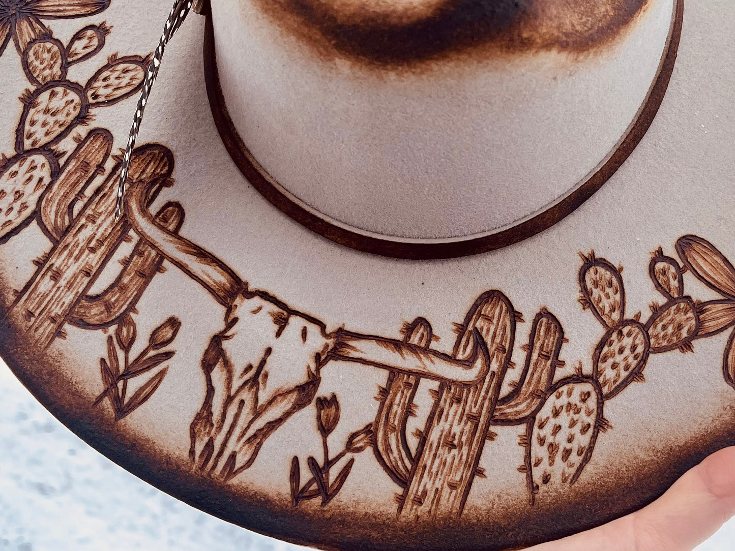 Graveyard- Custom Cowboy Hat