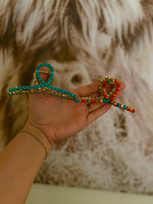 Western Metal Hair Clips