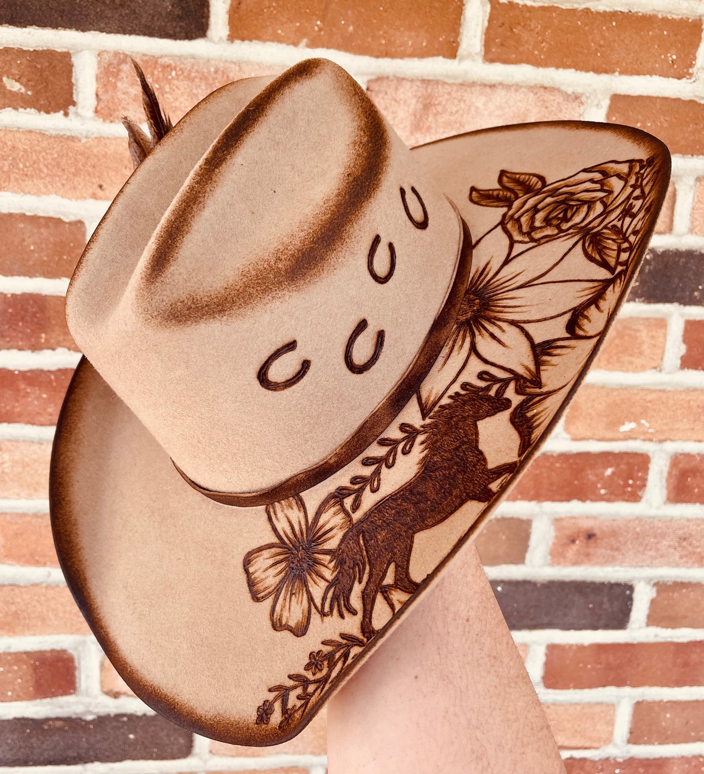 Wild Horses- Custom Cowboy Hat