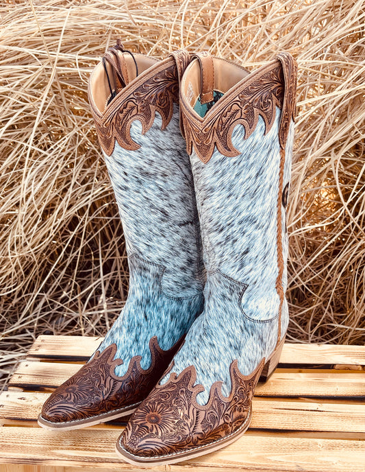 Adelaide Cowhide Boots