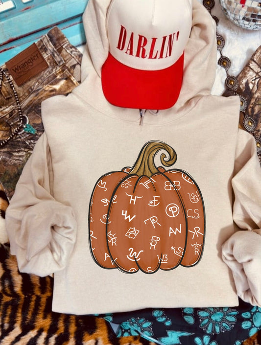 Branded Pumpkin Hoodie