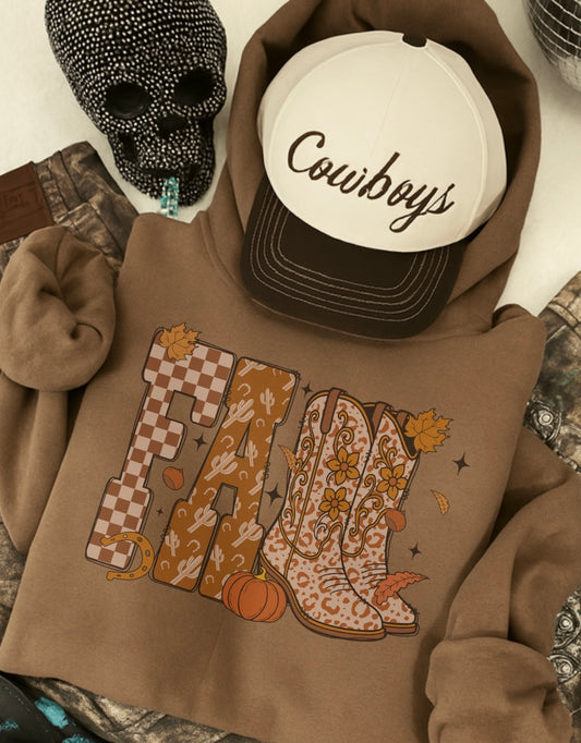 Western Fall Hoodie